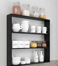 Andormahal Kitchen Wall Hanging Shelf (Made of Melamine Laminated Board)