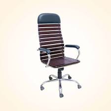 Furniture Plus (FP-M-137-SS) Executive Mahogany Wood Boss Chair