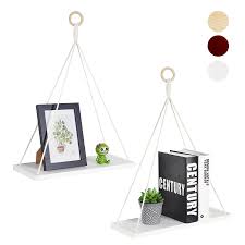 2 pcs Wall Hanging Shelf for Home and Office