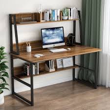 Multi-Purpose Computer Table Reading Desk – Metal Body, Spacious Desktop Table for Home or Office