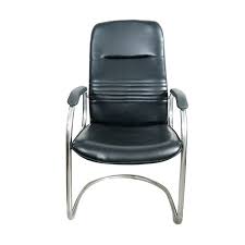 Furniture Visitor SS Chair Black For Home and Office Use