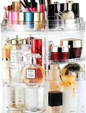 3D Rotating 360° Cosmetics Makeup Organizer – Stylish & Convenient