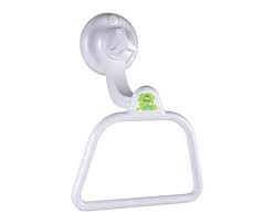 Self-Adhesive Towel Rack Towel Ring (White)