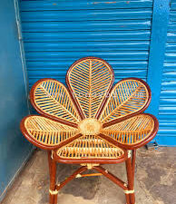 Rattan/Cane Large Size Leaves Chair | From Suba International