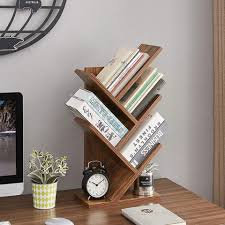 Karigor BD ROCOCO Mini Tree Bookshelf – 3 Tier Shelf Bookcase for Home, Office, Bedroom, Living Room