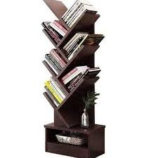Karigor BD ROCOCO Tree Bookshelf Shelving – 6 Shelf Retro Floor Standing Bookcase