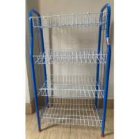 4 Layer/Shelf Large Coated Metal Kitchen Rack