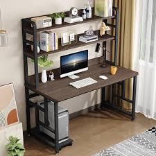 48*24 Inches Modern Computer Desk Table with Metal Frame & Engineered Wood – Stylish & Sturdy Workstation for Home/Office