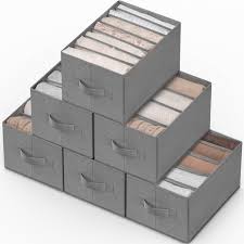 7 Grids Large Cloth Organizer Box - 1 Pcs