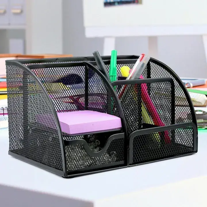 0673251_7-compartment-metal-mesh-desk-organizer-with-drawer