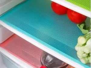 3 Pcs Easy Clean Kitchen Cabinet Pad – Refrigerator Anti-Slip Fridge Liner Mat