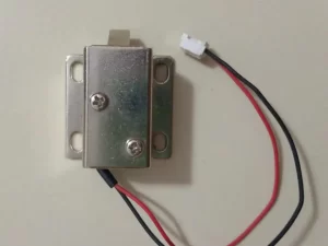 Mini Door Lock – Electric DC 12V Solenoid Electromagnetic Lock | Mini Door & Drawer Lock with Cables for Access Control