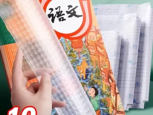 10 Pieces Book Cover – Self-Adhesive Anti-Scratch Book Cover (Plastic Protector)