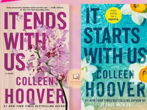 Colleen Hoover 2 Book Set – It Starts with Us + It Ends with Us (Yellowish – Paperback)