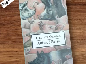 Animal Farm Book by George Orwell (Yellowish Paperback)