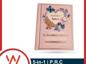 IGOODCO 5-in-1 Makeup Book Kit – All-in-One Palette (Multicolor)