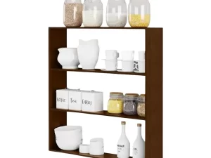 Best Quality Furniture Kitchen Shelf Racks Wall Shelf Rack For Kitchen Storage Boxes & Spice Jars - Minimalistic Sophistication
