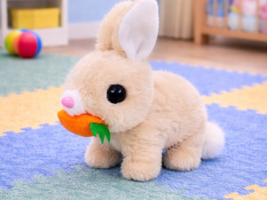 Electronic Pet Walking Toy Soft Plush Toys Doll Stuffed Animals for Children Toys Birthday Gifts Christmas Present Toddlers brown