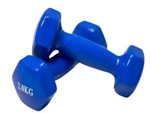 2kg Vinyl Dumbbell – 1 Pair