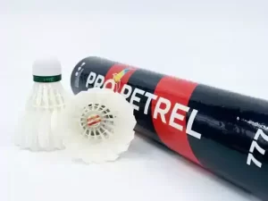 PRO PETREL 777 High-Speed Goose Feather Badminton Shuttlecock – 12 Pcs
