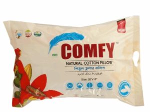 Comfy Natural Cotton Pillow 26" × 18" 947417