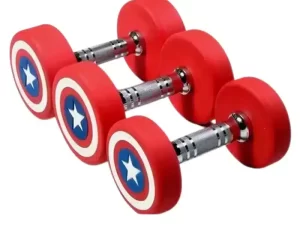 Marvel Dumbbell – Captain America Dumbbells 2.5 kg–30 kg (Total up to 390 kg Set)