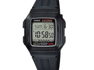 Casio F-201W-1ADF Dual Time Fiber Belt Watch