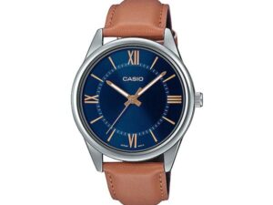 Casio MTP‑V005L-2B5UDF Analog Leather Men’s Watch