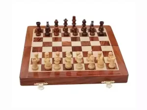 Wooden Chess Board 18″ (3 In 1)