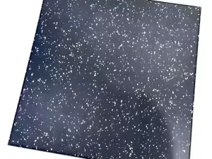 Rubber Gym Floor Mat – 20 Inch x 20 Inch, 20mm Thickness