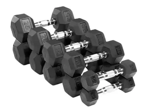 Comfortable No Slip Coating Hex Dumbbell – 10KG – 1 Pc