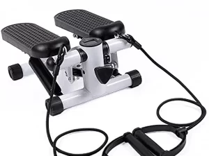 Mini Fitness Twist Stepper with Electronic Display and Resistance Bands