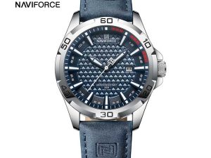 NAVIFORCE 8023 Men’s Leather Watch