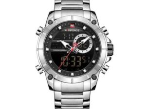 SKMEI 1370 Stainless Steel Waterproof Wrist Watch