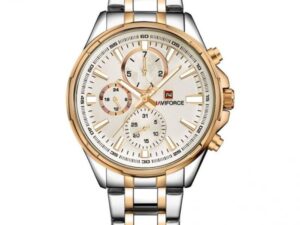NAVIFORCE 9089 Stainless Steel Chronograph Men 30M Waterproof Sports Watch