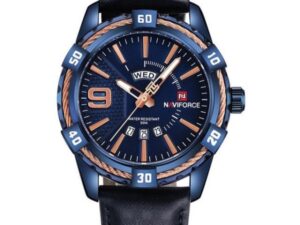 Naviforce 9117 Casual Quartz PU Leather Watch
