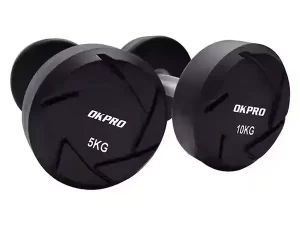 OKPRO Rubber Fixed Dumbbell Set (390Kg) – OK1042B