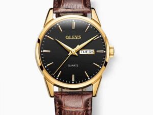 OLEVS 6898 Leather Men’s Watch
