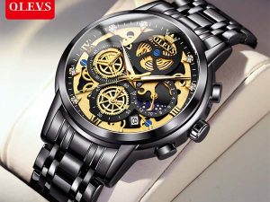 OLEVS 9947 Luxury Men Watch with Chronograph