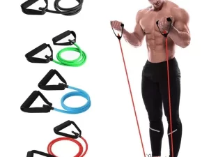 120cm Yoga Pull Rope Elastic Resistance Bands Fitness Workout Exercise Tubes Practical Training Rubber Tensile Expander