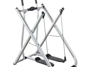 Elliptical Cross Trainer Fitness Air Walker Stepper Step Machine W/Handle Bar and LCD Monitor Glider Elliptical Machine Home Cross Trainer