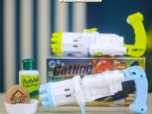 Bubble Gun Kids Toy – Summer Automatic Soap Water Bubble Toy for Children (Indoor & Outdoor)