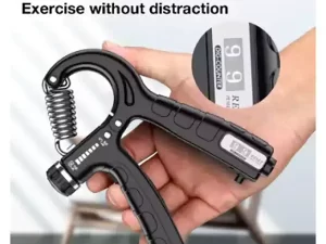 Adjustable Hand Grips Strengthener with Monitor