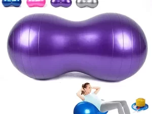 Capsule Shaped Gym Ball for Fitness Exercise and Recovery Purposes – Capsule Gym Ball with Pumpur