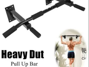 Wall Mounted Pull Up Chin Up Bar – Black