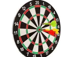 Ninja – 17 Inch Dart Board – Black and White