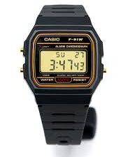 Casio F-91WG-9QDF Retro Gold Digital Watch