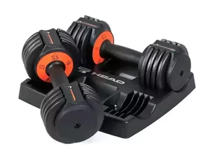 HEAD-NT326C Quick Adjustable Dumbbell Set 30Lbs – 1 Pair (Total 13.6kg) For Men and Women