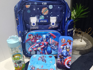 Captain America 3D Junior School Combo Set