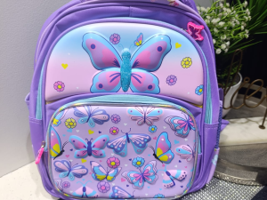 Butterfly 3D Junior School Bag